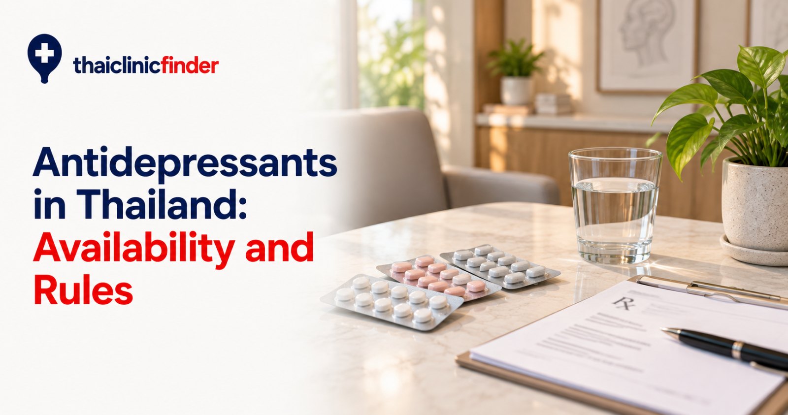 Antidepressants in Thailand: Availability, Prescription Rules and How to Get Them