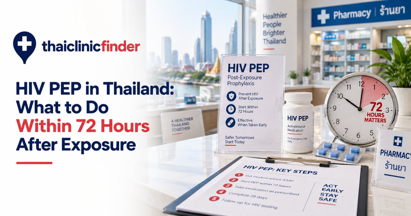 HIV PEP in Thailand: What to Do Within 72 Hours After Exposure
