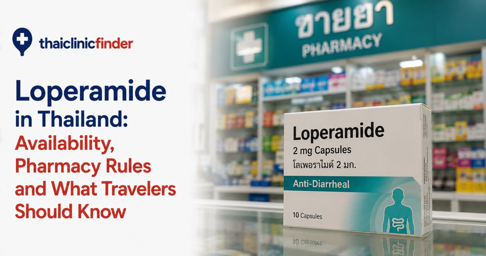 Loperamide in Thailand: Availability, Pharmacy Rules and What Travelers Should Know