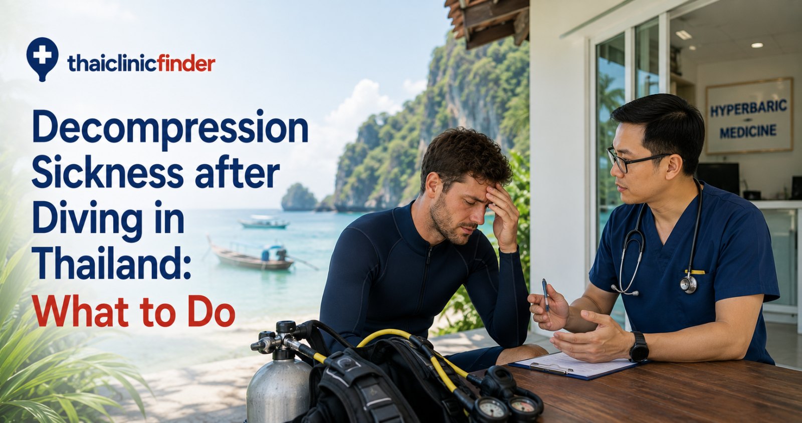 Decompression sickness after diving in Thailand: what to do