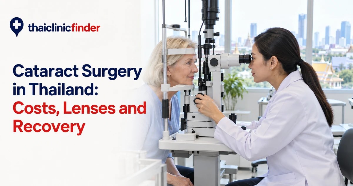 Cataract surgery in Thailand: Cost, lenses and recovery