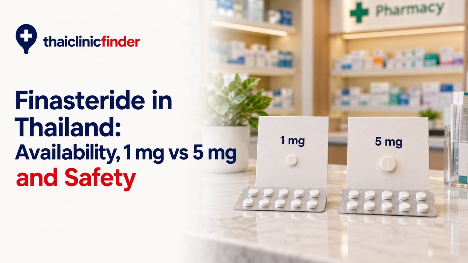 Finasteride in Thailand: Availability, 1 mg vs 5 mg and Safety
