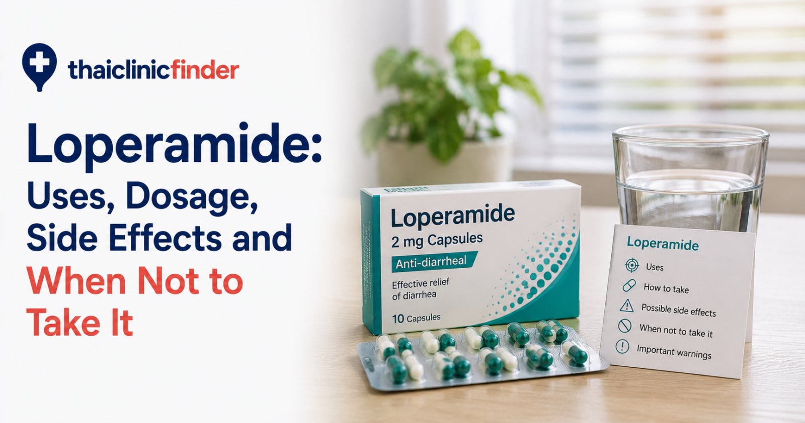 Loperamide: Uses, Dosage, Side Effects and When Not to Take It