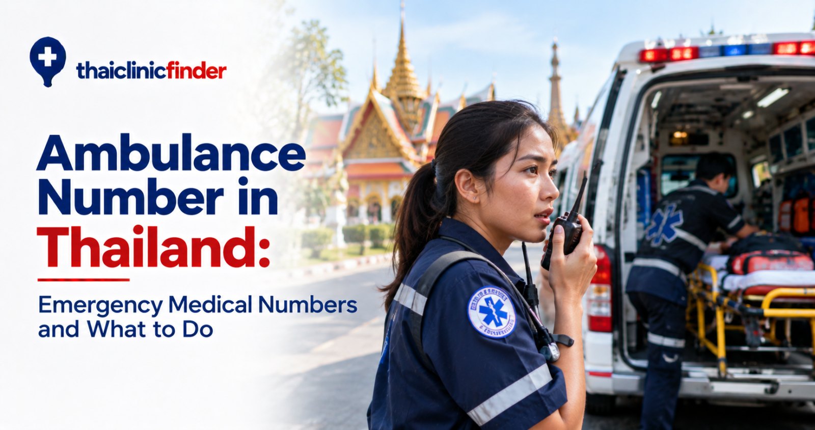Ambulance Number in Thailand: Emergency Medical Numbers and What to Do